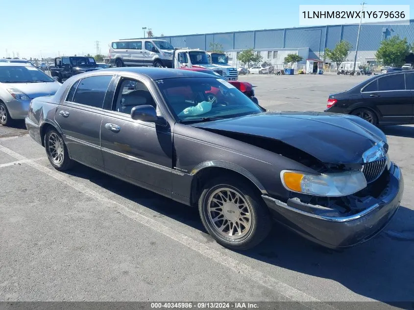 1LNHM82WX1Y679636 2001 Lincoln Town Car Signature