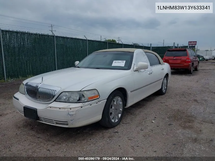 1LNHM83W13Y633341 2003 Lincoln Town Car Cartier