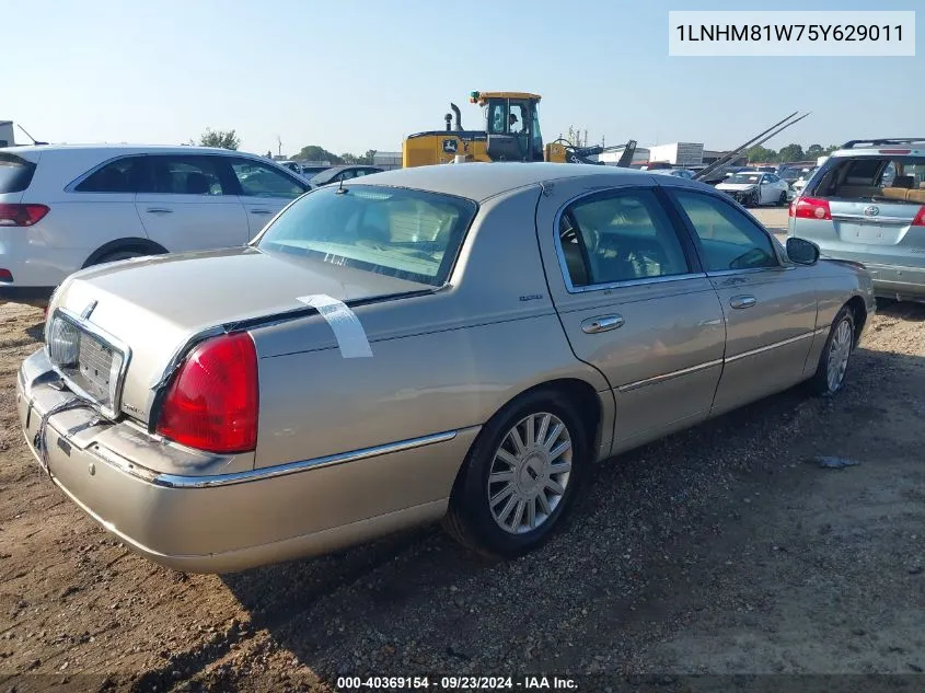 1LNHM81W75Y629011 2005 Lincoln Town Car Signature