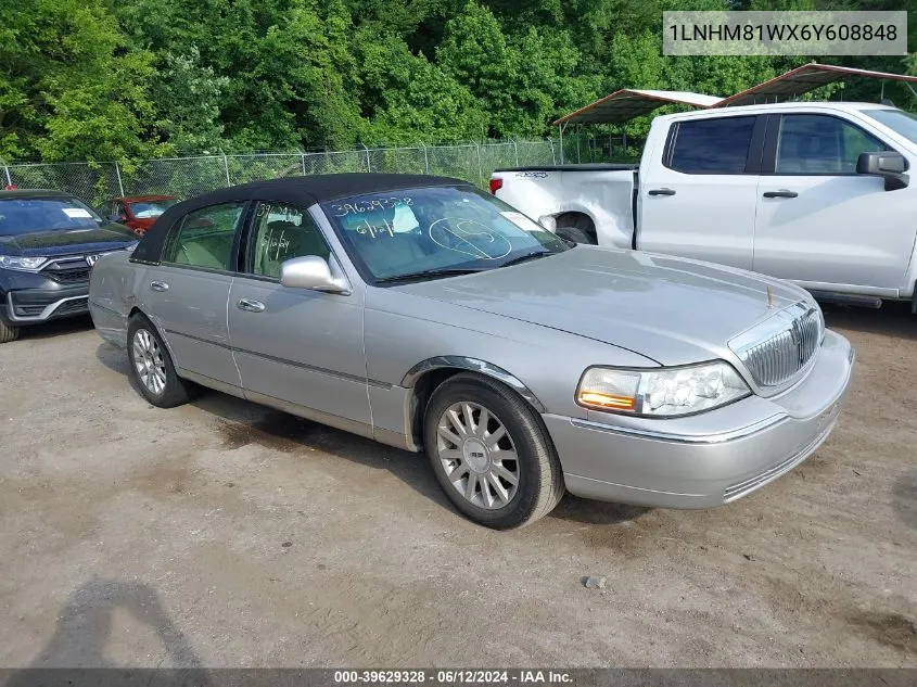 2006 Lincoln Town Car Signature VIN: 1LNHM81WX6Y608848 Lot: 39629328