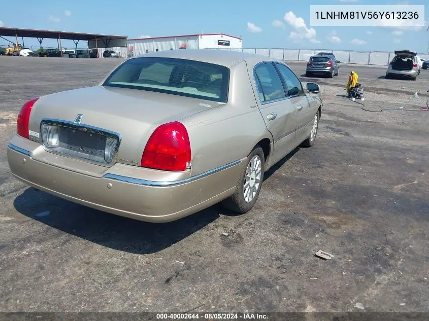 1LNHM81V56Y613236 2006 Lincoln Town Car Signature