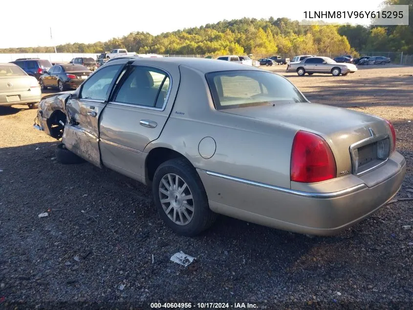 2006 Lincoln Town Car Signature VIN: 1LNHM81V96Y615295 Lot: 40604956