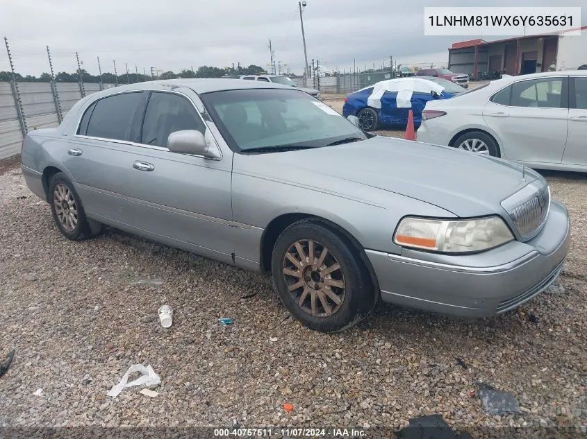 2006 Lincoln Town Car Signature VIN: 1LNHM81WX6Y635631 Lot: 40757511