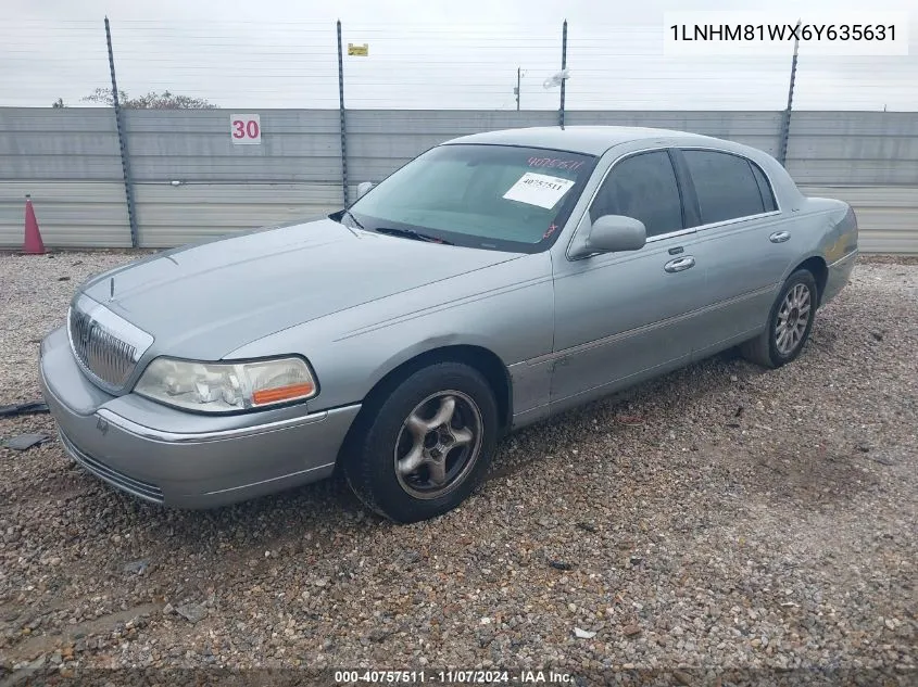 2006 Lincoln Town Car Signature VIN: 1LNHM81WX6Y635631 Lot: 40757511