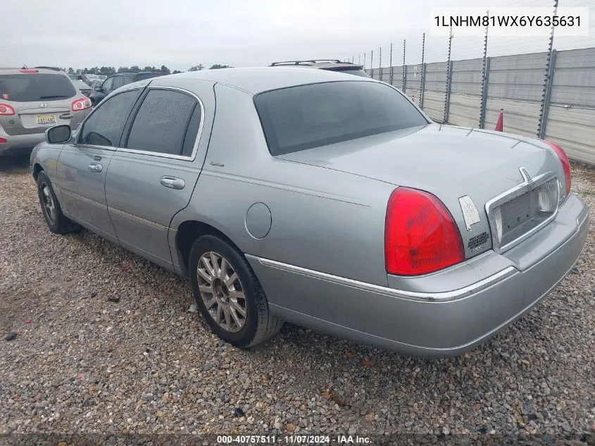 2006 Lincoln Town Car Signature VIN: 1LNHM81WX6Y635631 Lot: 40757511