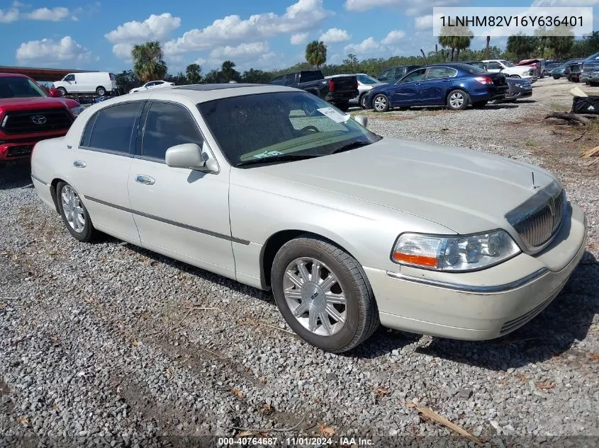 2006 Lincoln Town Car Signature Limited VIN: 1LNHM82V16Y636401 Lot: 40764687