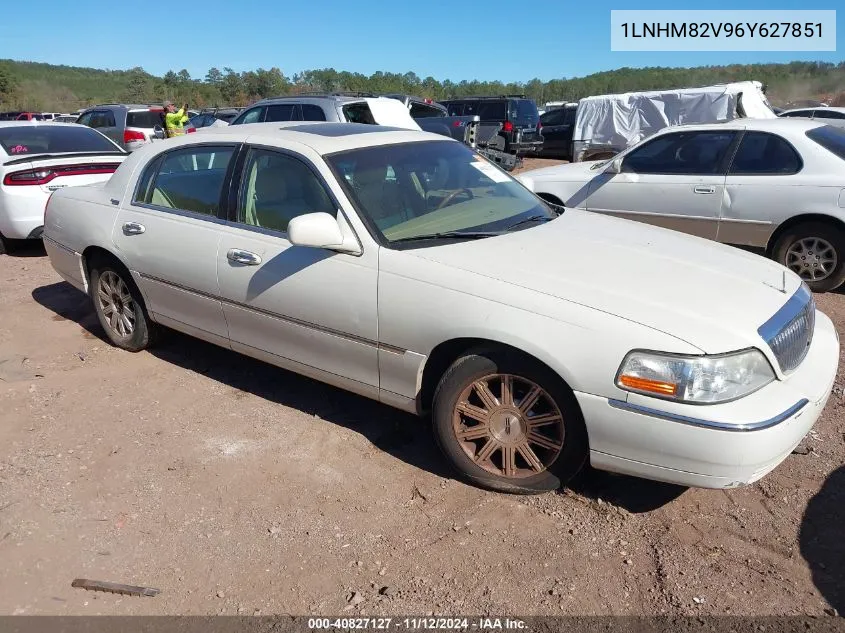 2006 Lincoln Town Car Signature Limited VIN: 1LNHM82V96Y627851 Lot: 40827127