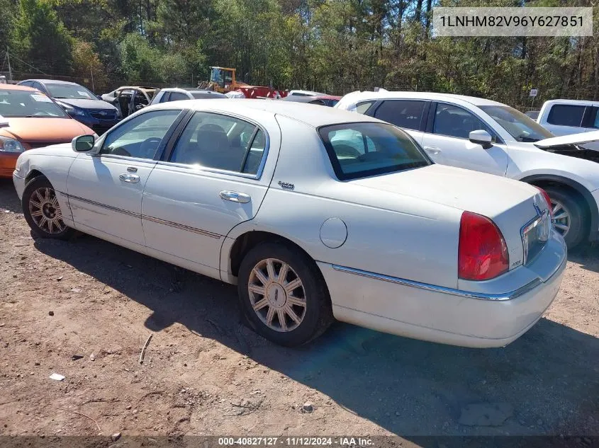 2006 Lincoln Town Car Signature Limited VIN: 1LNHM82V96Y627851 Lot: 40827127