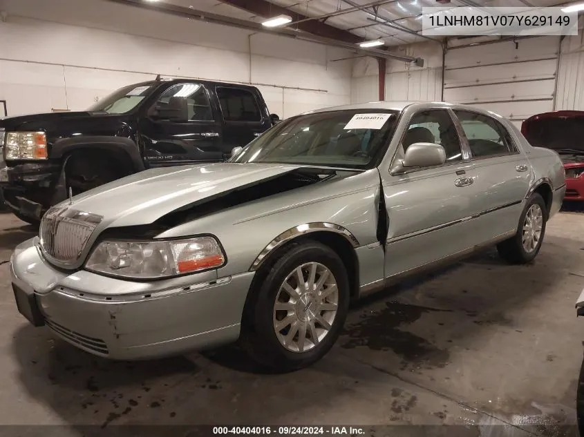 2007 Lincoln Town Car Signature VIN: 1LNHM81V07Y629149 Lot: 40404016