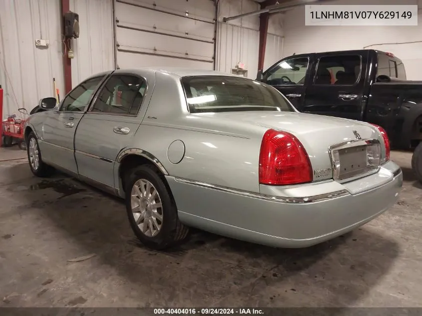 2007 Lincoln Town Car Signature VIN: 1LNHM81V07Y629149 Lot: 40404016