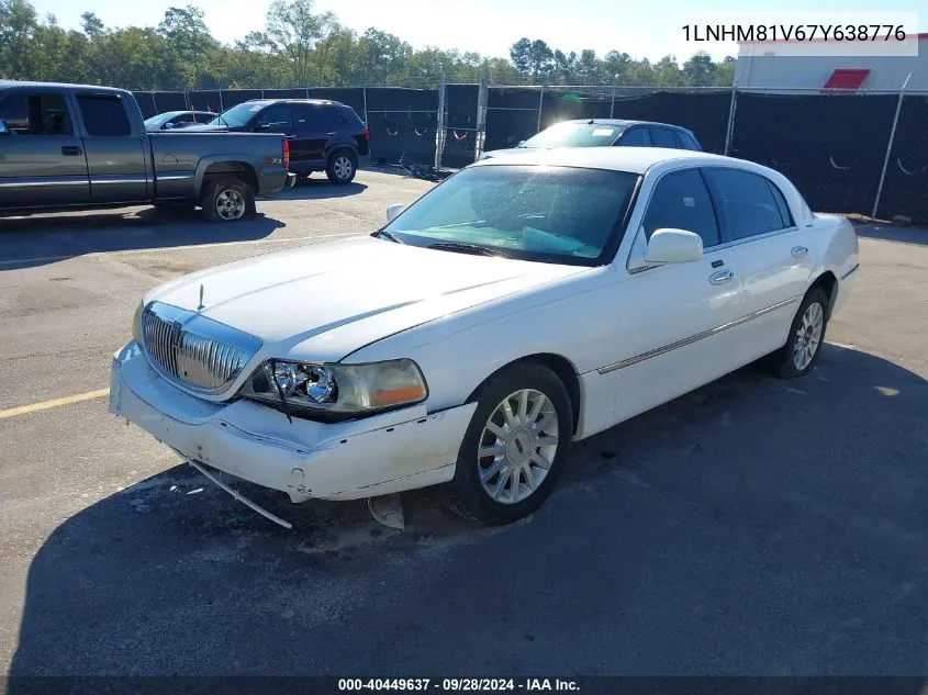 2007 Lincoln Town Car Signature VIN: 1LNHM81V67Y638776 Lot: 40449637