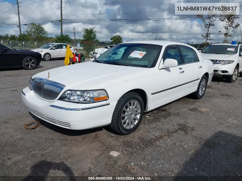 1LNHM81W47Y628837 2007 Lincoln Town Car Signature