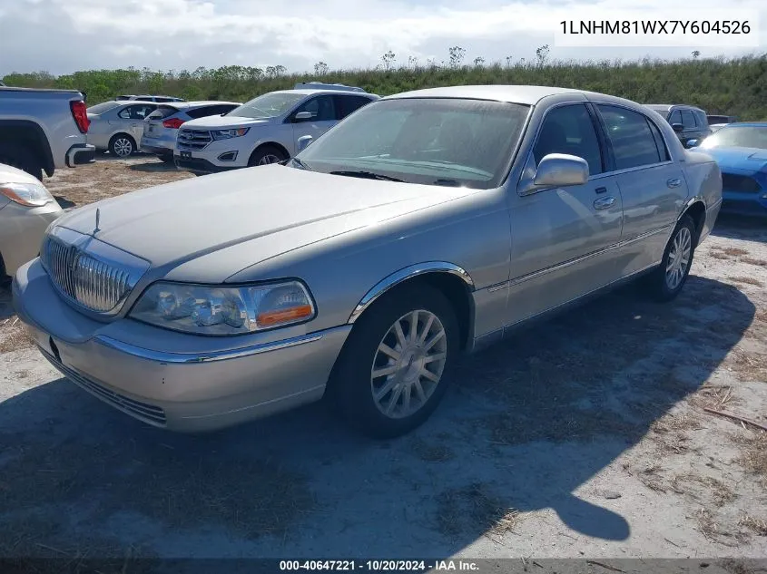 2007 Lincoln Town Car Signature VIN: 1LNHM81WX7Y604526 Lot: 40647221