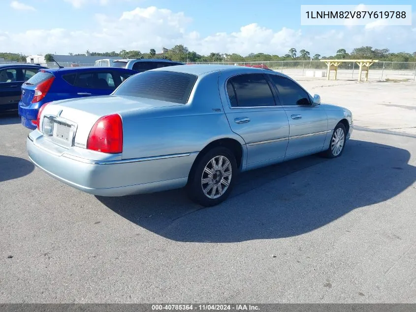 2007 Lincoln Town Car Signature Limited VIN: 1LNHM82V87Y619788 Lot: 40785364