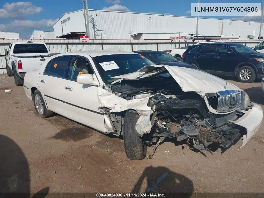 2007 Lincoln Town Car Signature VIN: 1LNHM81V67Y604806 Lot: 40824930