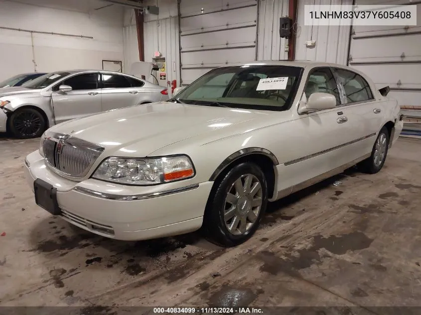 2007 Lincoln Town Car Designer Series VIN: 1LNHM83V37Y605408 Lot: 40834099