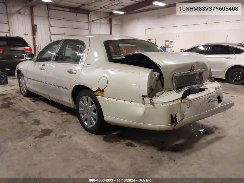 2007 Lincoln Town Car Designer Series VIN: 1LNHM83V37Y605408 Lot: 40834099