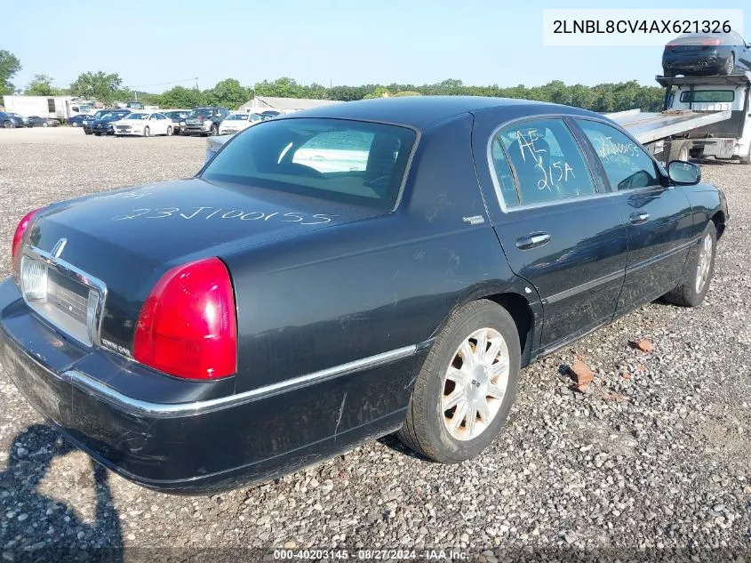 2010 Lincoln Town Car Signature Limited VIN: 2LNBL8CV4AX621326 Lot: 40203145