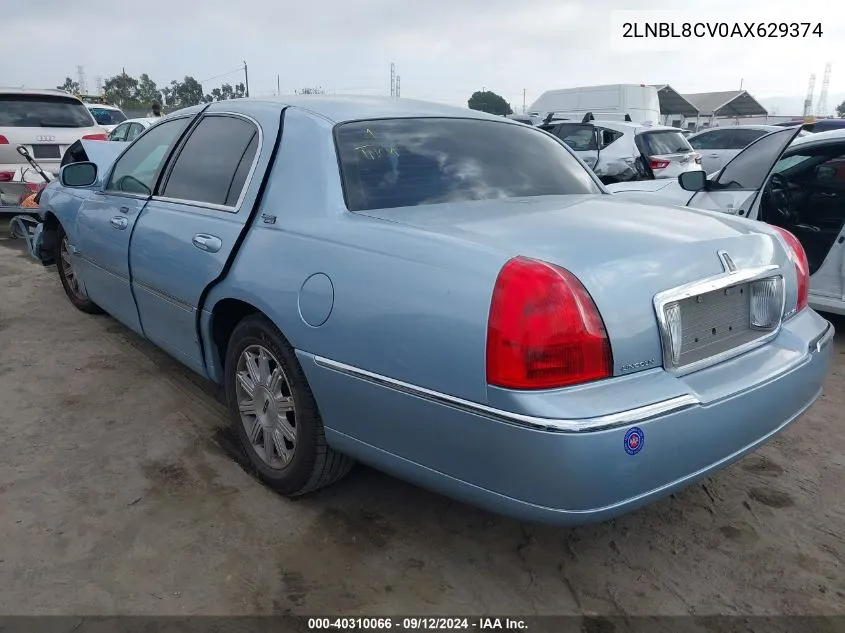 2LNBL8CV0AX629374 2010 Lincoln Town Car Signature Limited