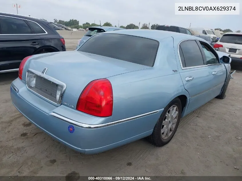 2LNBL8CV0AX629374 2010 Lincoln Town Car Signature Limited