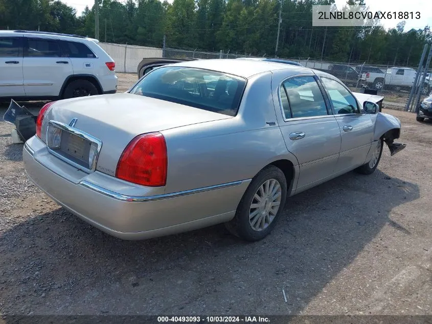 2010 Lincoln Town Car Signature Limited VIN: 2LNBL8CV0AX618813 Lot: 40493093