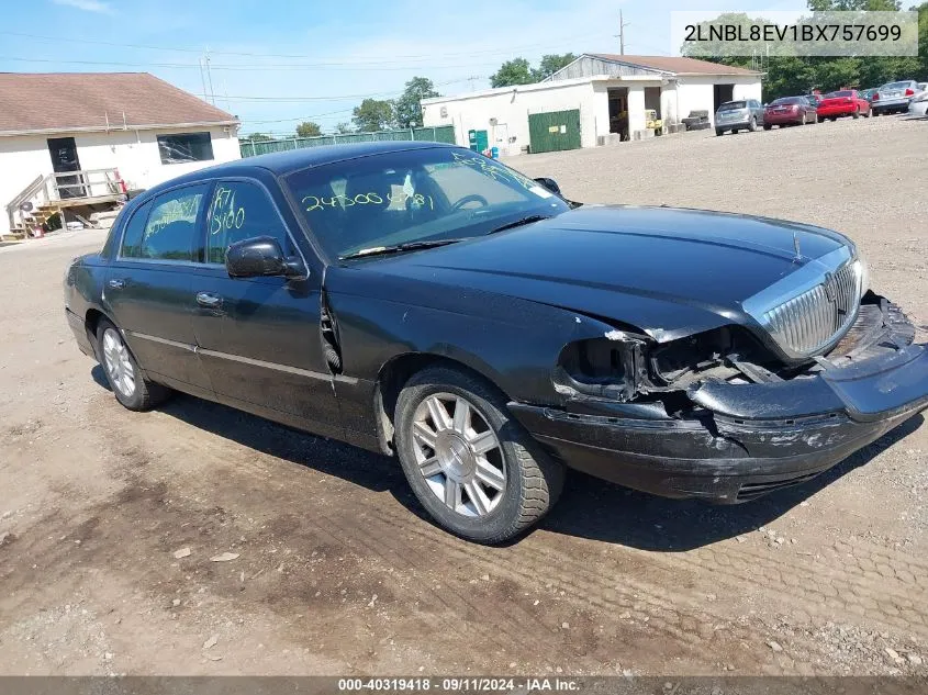 2LNBL8EV1BX757699 2011 Lincoln Town Car Executive L