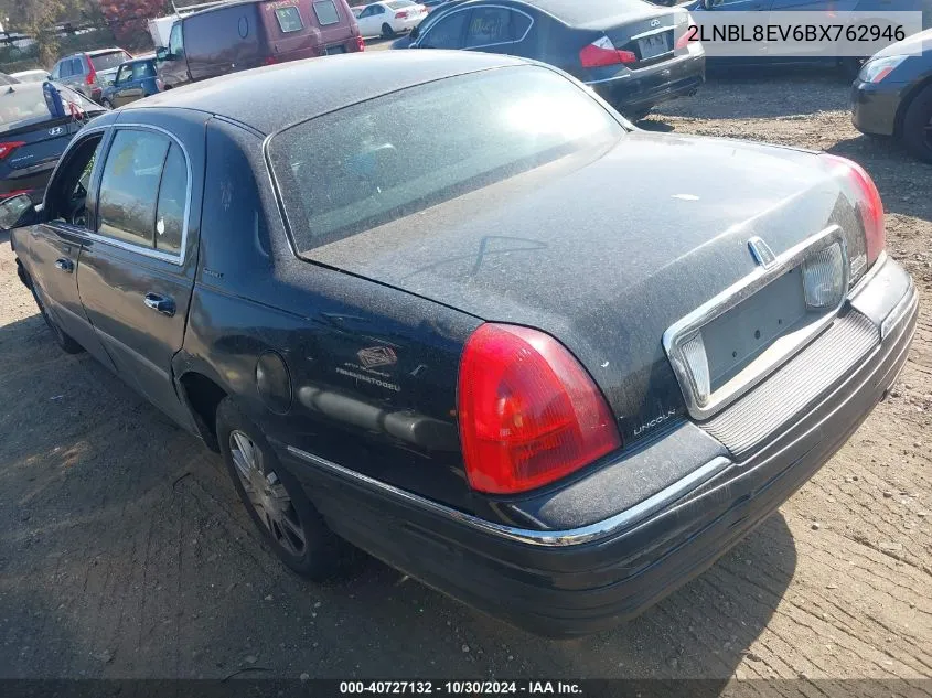 2LNBL8EV6BX762946 2011 Lincoln Town Car Executive L