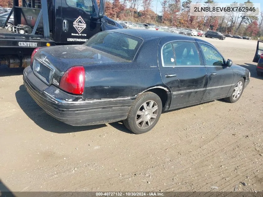 2LNBL8EV6BX762946 2011 Lincoln Town Car Executive L