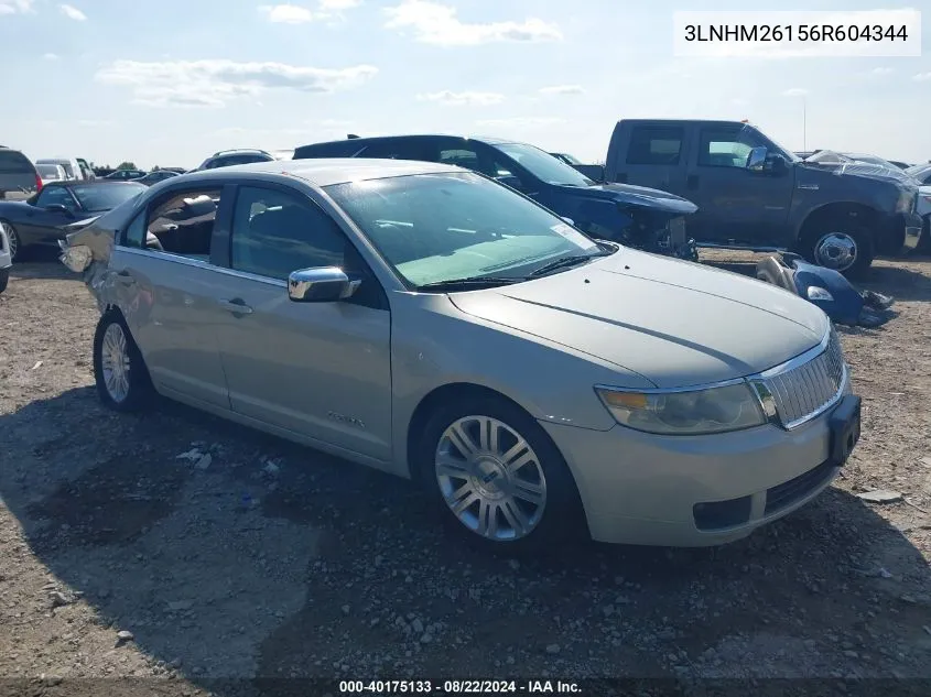 2006 Lincoln Zephyr VIN: 3LNHM26156R604344 Lot: 40175133