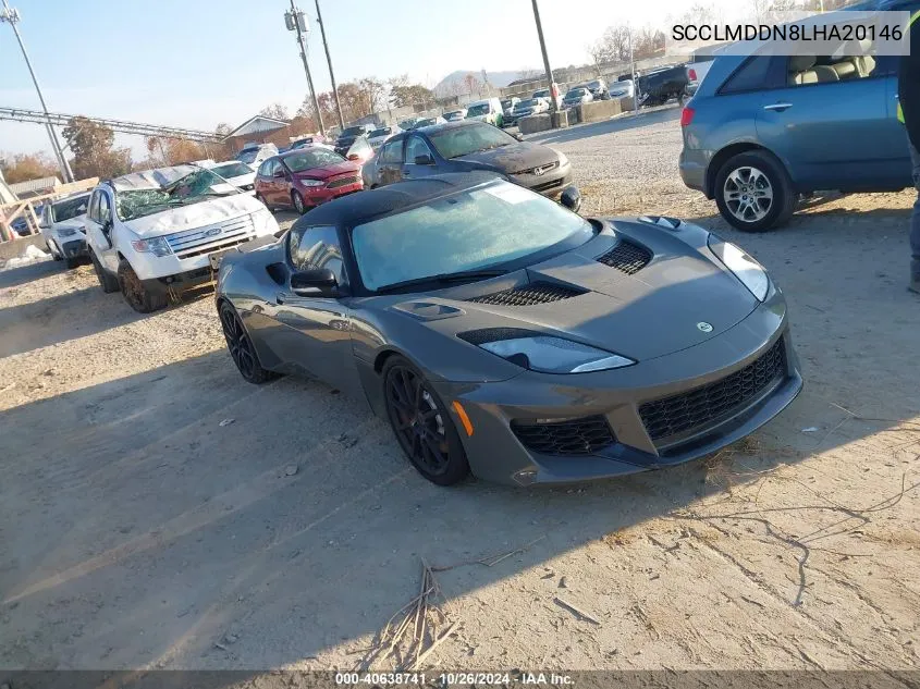 2020 Lotus Evora Gt Coupe VIN: SCCLMDDN8LHA20146 Lot: 40638741