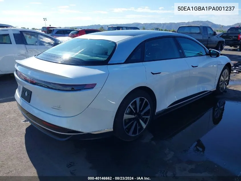 2023 Lucid Air Grand Touring VIN: 50EA1GBA1PA001237 Lot: 40146662