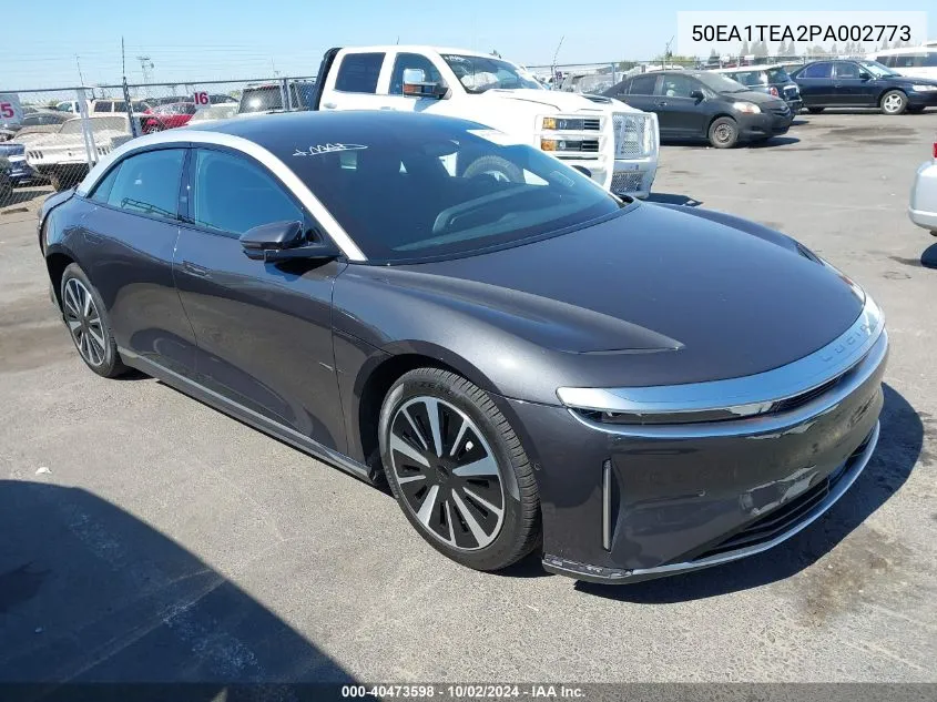 2023 Lucid Air Touring VIN: 50EA1TEA2PA002773 Lot: 40473598