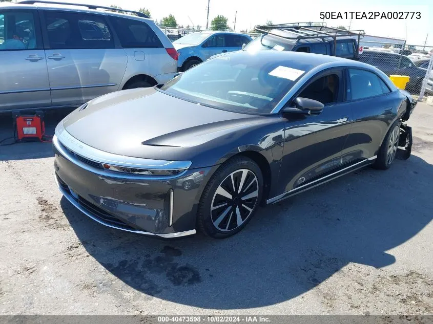 2023 Lucid Air Touring VIN: 50EA1TEA2PA002773 Lot: 40473598