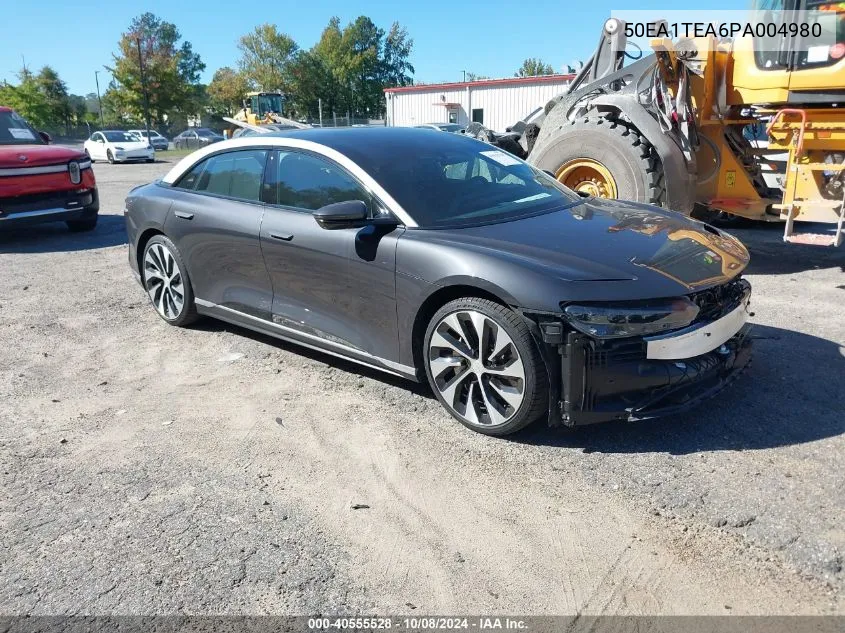 2023 Lucid Air Touring VIN: 50EA1TEA6PA004980 Lot: 40555528