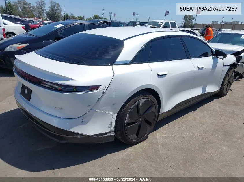 50EA1PGA2RA007267 2024 Lucid Air Pure