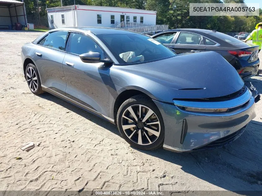 2024 Lucid Air Pure VIN: 50EA1PGA4RA005763 Lot: 40573826