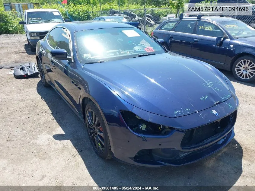 2014 Maserati Ghibli S Q4 VIN: ZAM57RTA4E1094696 Lot: 39501405