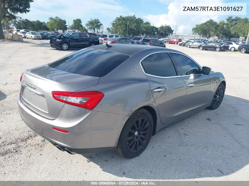 2014 Maserati Ghibli S Q4 VIN: ZAM57RTA3E1091627 Lot: 39968984