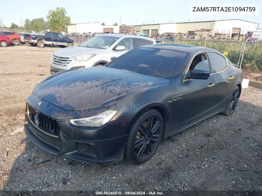 ZAM57RTA2E1094759 2014 Maserati Ghibli S/Q4