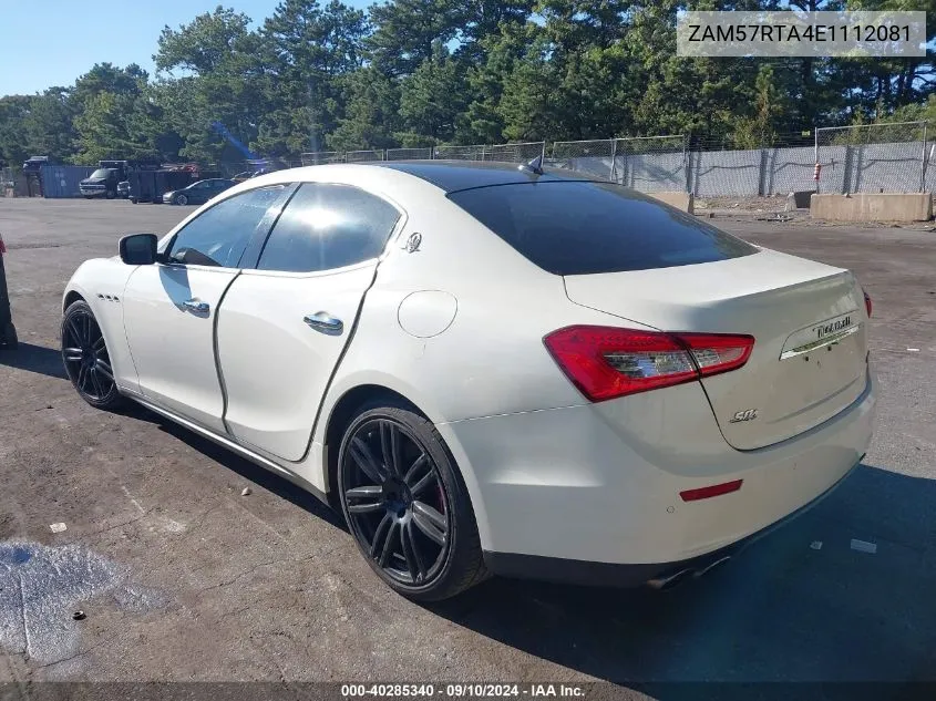 ZAM57RTA4E1112081 2014 Maserati Ghibli S Q4