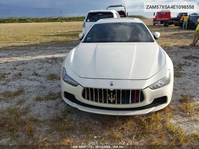 ZAM57XSA4E1098558 2014 Maserati Ghibli