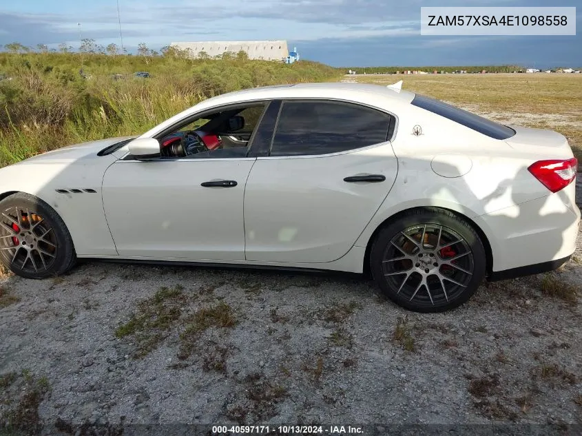 ZAM57XSA4E1098558 2014 Maserati Ghibli