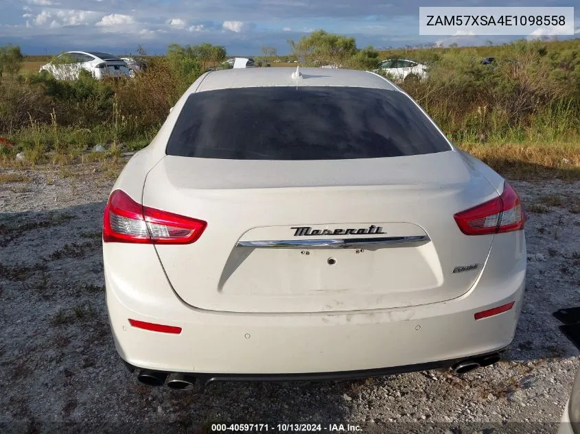 ZAM57XSA4E1098558 2014 Maserati Ghibli