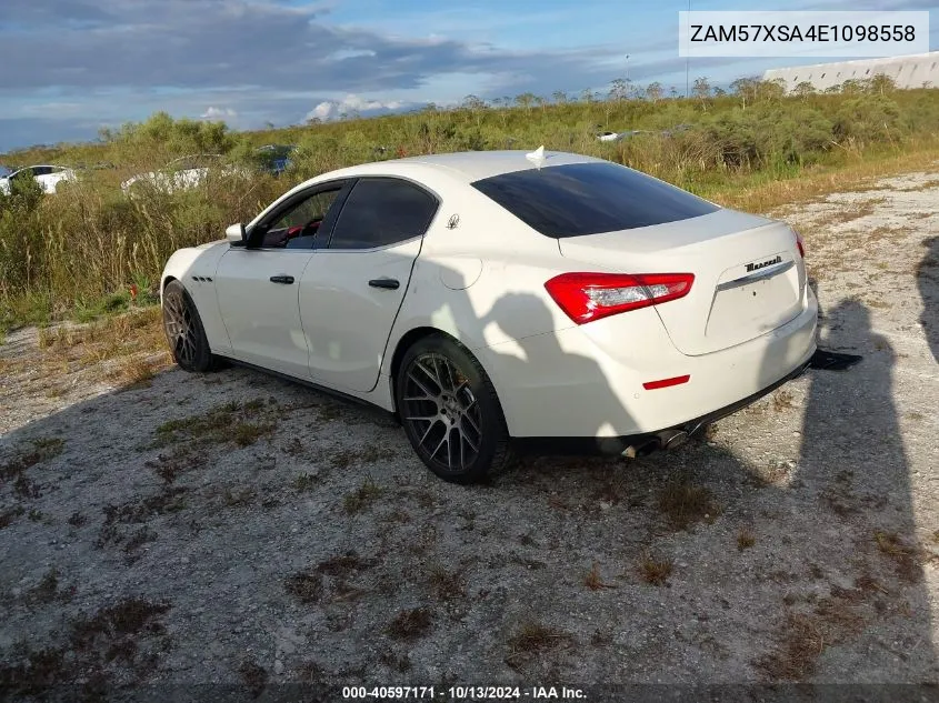 ZAM57XSA4E1098558 2014 Maserati Ghibli