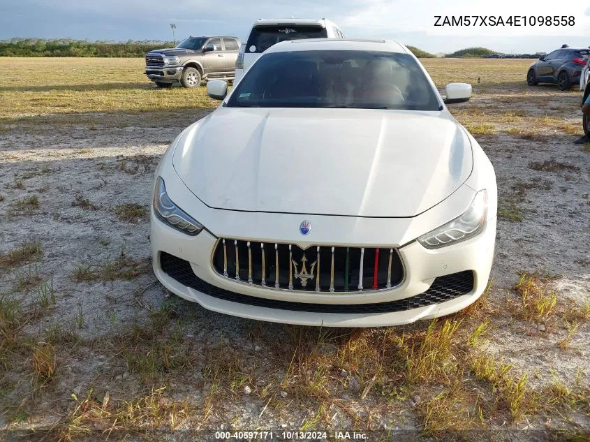 ZAM57XSA4E1098558 2014 Maserati Ghibli