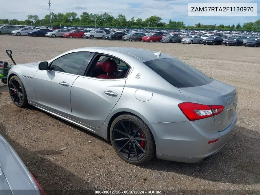 ZAM57RTA2F1130970 2015 Maserati Ghibli S Q4