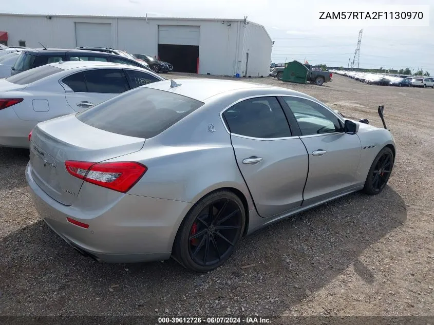 ZAM57RTA2F1130970 2015 Maserati Ghibli S Q4