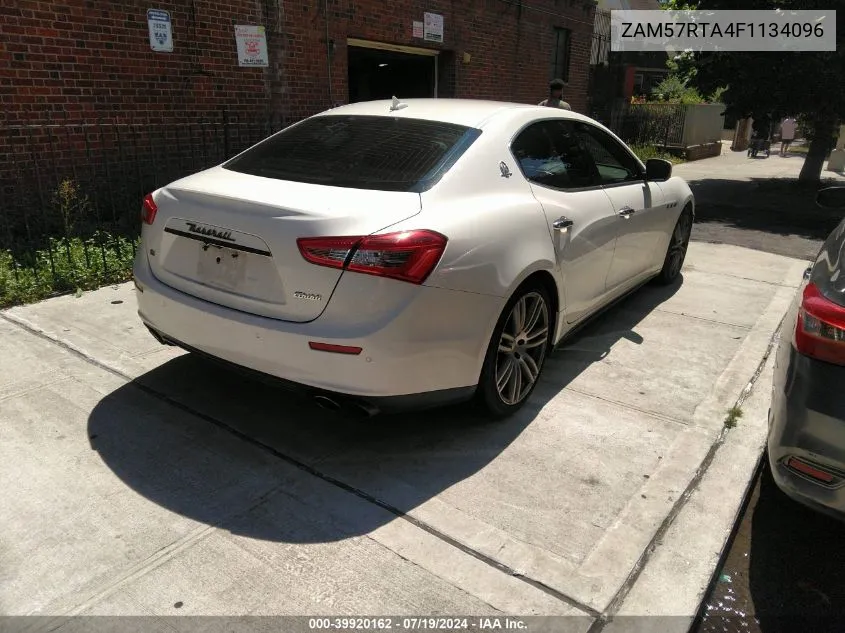 ZAM57RTA4F1134096 2015 Maserati Ghibli S Q4