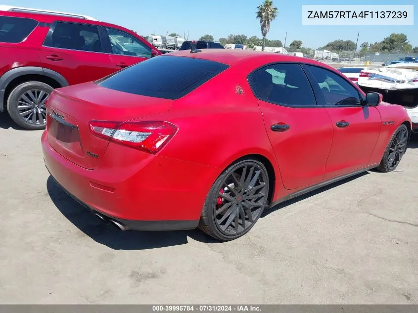 ZAM57RTA4F1137239 2015 Maserati Ghibli S Q4