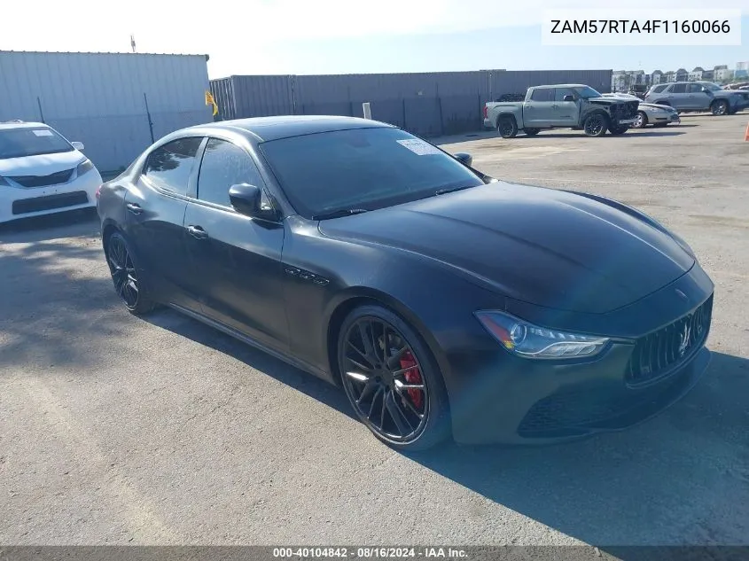 ZAM57RTA4F1160066 2015 Maserati Ghibli S Q4